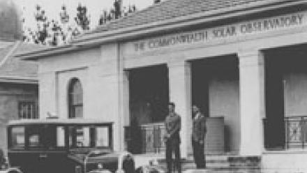 Commonwealth Solar Observatory, 1920s (National Archives of Australia)