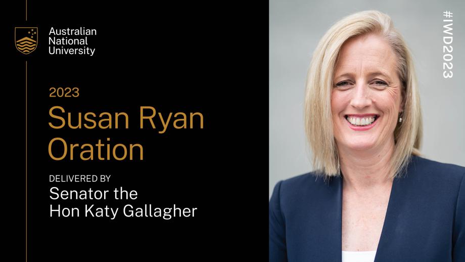 2023 Susan Ryan Oration